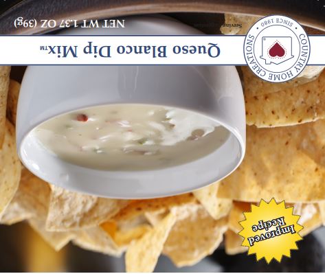 Queso Blanco Dip Mix - Sample
