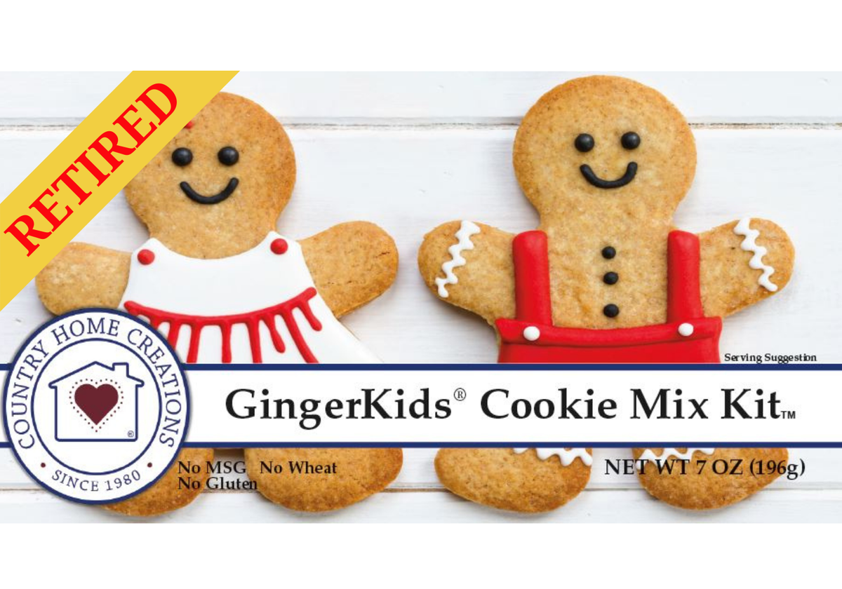 GingerKids Cookie Mix Kit (1/2 Dozen)