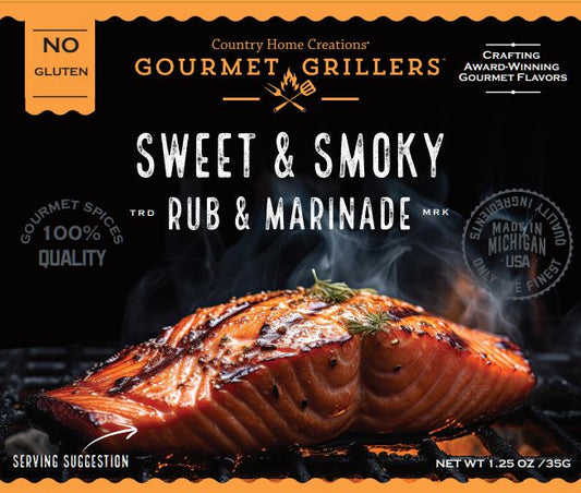Gourmet Grillers Sweet & Smoky Rub & Marinade Mix- Sample