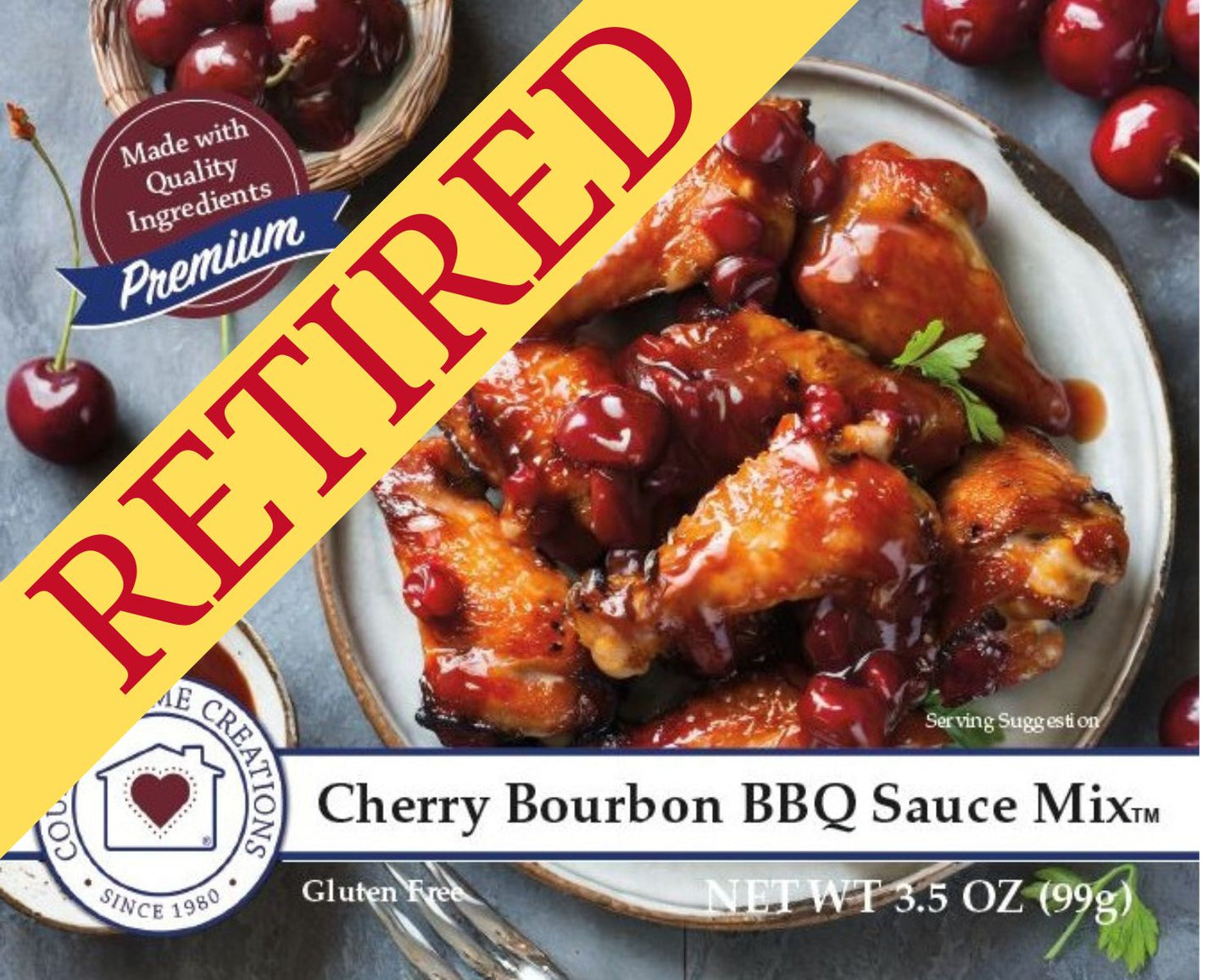 Cherry Bourbon BBQ Sauce Mix (Dozen)