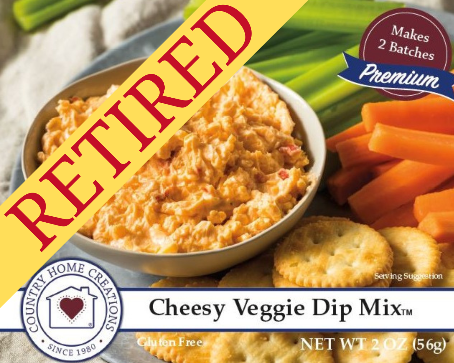 Cheesy Veggie Dip Mix (Dozen)