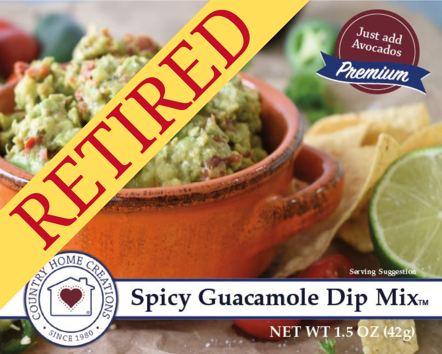 Spicy Guacamole Dip Mix - Sample RETIRED