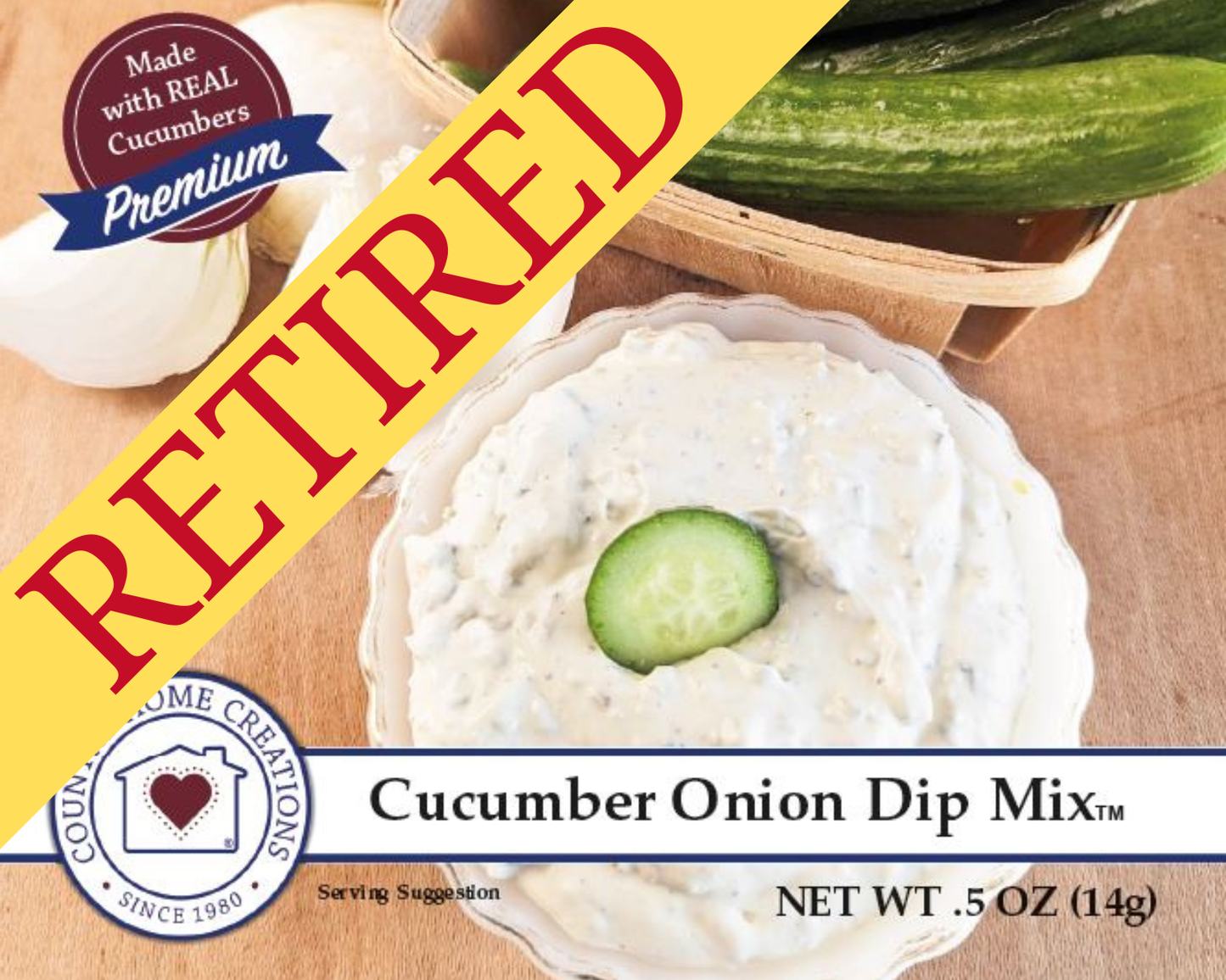Cucumber Onion Dip Mix (Dozen) RETIRED