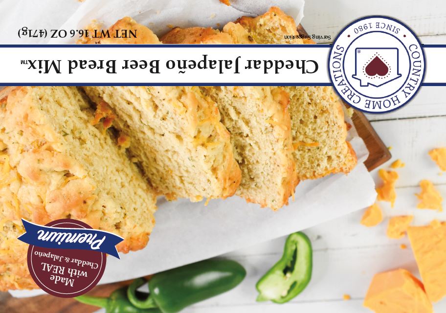 Cheddar Jalapeno Beer Bread Mix (1/2 Dozen)