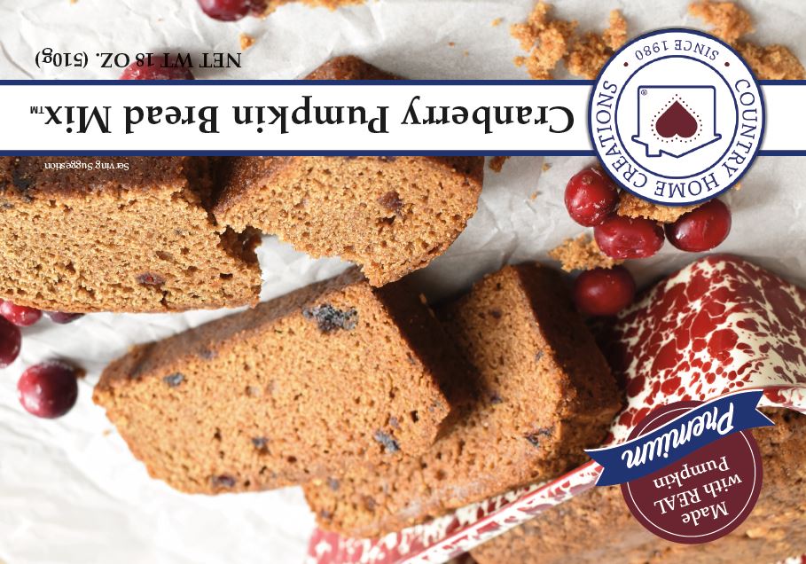Cranberry Pumpkin Bread Mix (1/2 dozen)