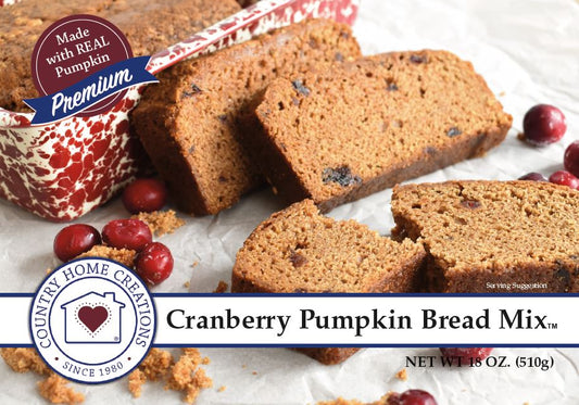 Cranberry Pumpkin Bread Mix (1/2 dozen)