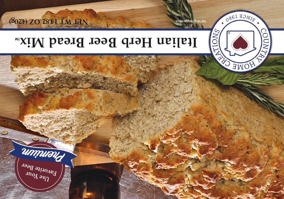 Italian Herb Beer Bread Mix (1/2 Dozen)