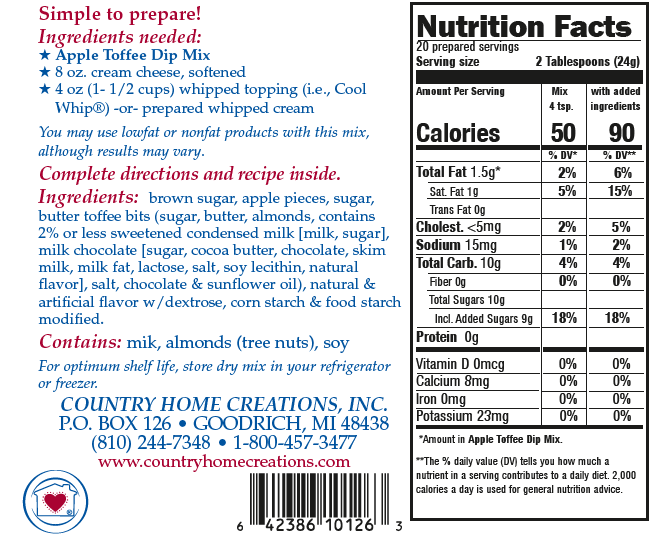 Apple Toffee Dip Mix (Dozen)