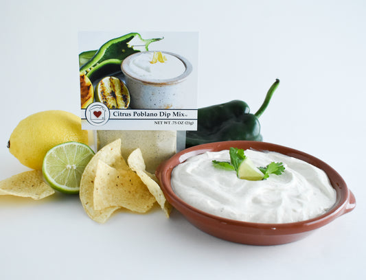 Citrus Poblano Dip Mix (Dozen)