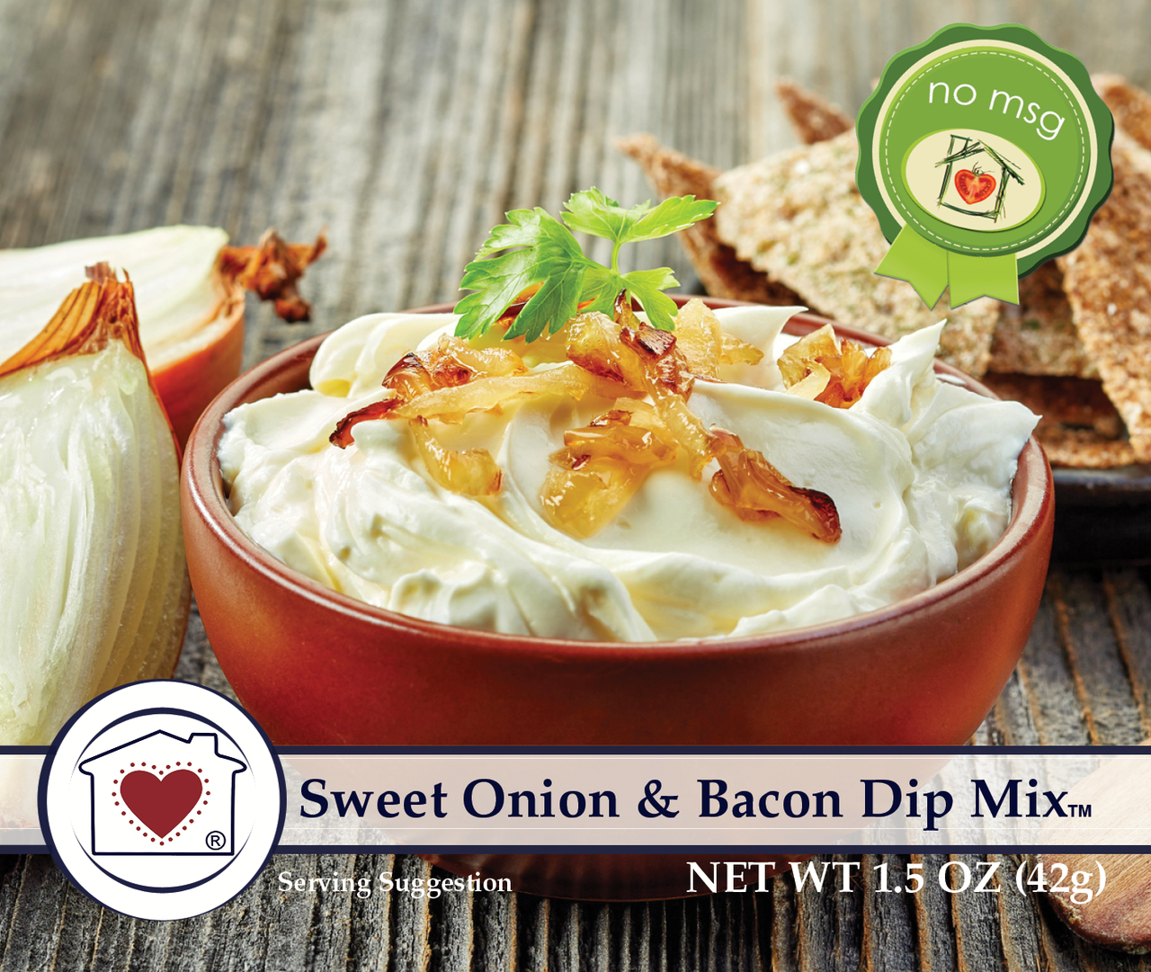 Sweet Onion & Bacon Dip Mix - Sample