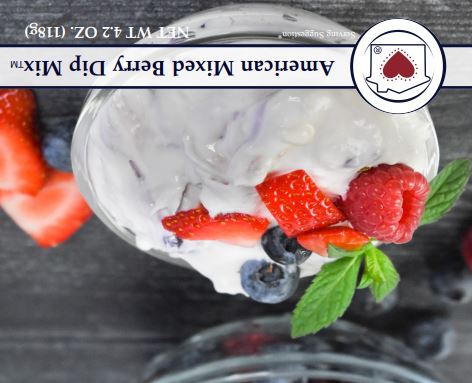 American Mixed Berry Dip Mix (Dozen)