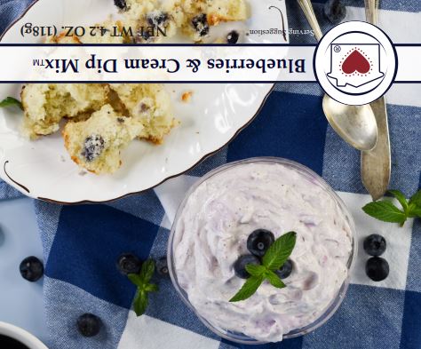 Blueberries & Cream Dip Mix - Sample