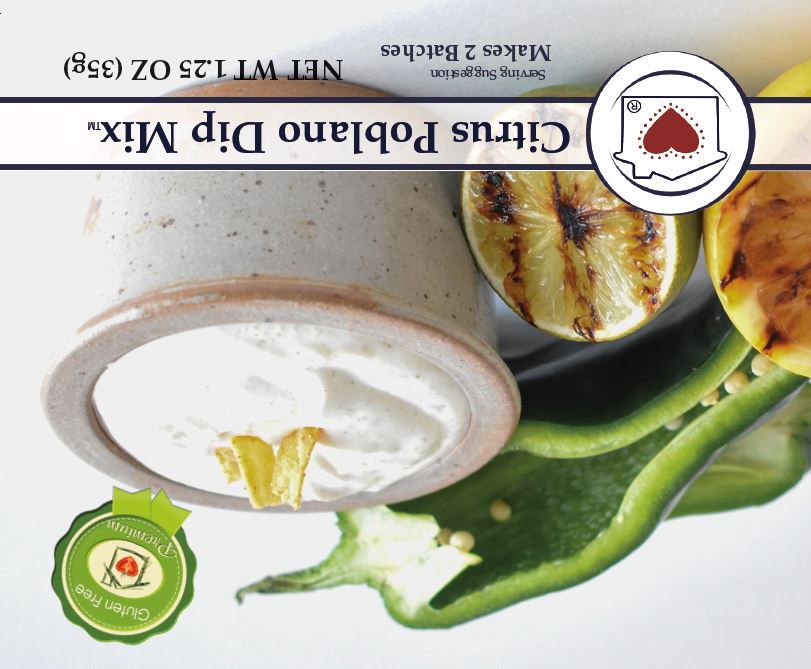 Citrus Poblano Dip Mix (Dozen)