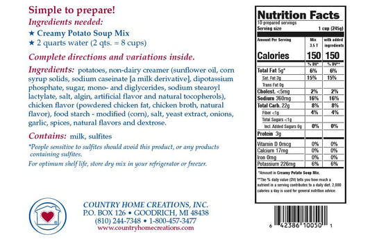 Potato Soup Mix (1/2 Dozen)