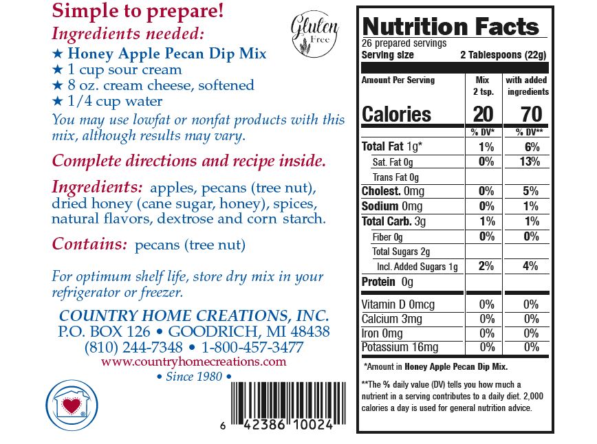 Honey Apple Pecan Dip Mix - Sample